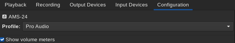 pavucontrol configuration profile